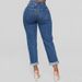 Women's Clothing New Jeans Loose High Waist Nine Points Straight Pants_ecoleips.com