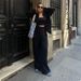 Women's Casual Cotton Linen Shirt And Wide Leg Pants Set Solid Color Drawstring_ecoleips.com