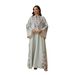 Women's V Neck Printed Tassel Long Robe Elegant Malaysian Clothing Cross Border Elegance SW2615_ecoleips.com