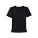 Women's Clothing Round Neck Slim Short Sleeve T Shirt Low Waist Pleated Strap Hip Hugging Floor Length Flared Casual Pants Two Piece Suit_ecoleips.com