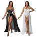 Women's Hot Diamond Set Fashion Sexy Strap One Piece Dress Two Piece Set_ecoleips.com