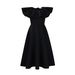 Women's Clothing Temperament Elegant Ruffled Large Skirt Banquet Dress_ecoleips.com