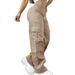 Women's High-Waisted Loose Casual Cargo Trousers Multi-Pocket Fashionable Bottoms For Market New Style_ecoleips.com