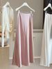 High End Women's Acetate Satin Fishtail Midi Skirt High Waisted Slimming Flowing a Line Bodycon Long Skirt for New Spring 2026_ecoleips.com