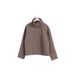 Women's Elegant Stand Collar Button Long Sleeve Woolen Coat Autumn/Winter New Clothing_ecoleips.com