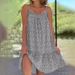 Aria Basics Aria Basics 2024 Summer New European And American Style Pastoral Large Hem Floral Sleeveless Strap Vest Dress_ecoleips.com