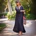 Short-Sleeved Autumn/Winter Cotton-Linen Shirt, Fashionable Casual Long-Sleeved Cardigan Dress For Women_ecoleips.com