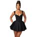 Women's Clothing New Lace Splicing Hot Girl Suspender Skirt Slim Backless Dress Female Ballet Fluffy Skirt_ecoleips.com