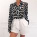 2025 Spring/Summer Hot Sale Casual Leopard Print Long Sleeve Chiffon Women's Shirt_ecoleips.com