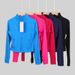 LU Women's Short Sports Stand Collar Jacket Slim Fit Running Fitness Pilates Yoga Clothing_ecoleips.com