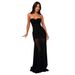 Women's Clothing Sexy And Charming Off-Shoulder Strapless Maxi Dress Sheer Mesh For Cocktail Party/Banquet Style Summer Women's Clothing/Dress_ecoleips.com