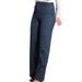 Women's Slim Fit Jacquard Wide Leg Jeans Fashionable Casual Elegant Long Denim Pants_ecoleips.com