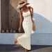 Summer Women's Knitted Camisole U Neck Striped Versatile Casual Fashion European And American Style 2026 Cross Border Clothing_ecoleips.com