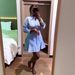 Women's Summer Striped Shirt Dress Elegant Casual Stylish Exclusive Lanon Material Regular Fit For Adults_ecoleips.com