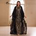 Fashionable Dubai Elegant Robe Middle Eastern Chiffon Sequin Dress Two-Piece Set Arab Women's Clothing-MG1720_ecoleips.com