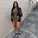 New Cross Border European And American Sexy Sports Style Loose Casual Contrast Color Long Sleeved Jacket Short Skirt Suit Women_ecoleips.com