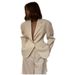 Women's Clothing Small Suits Comfortable Casual Lapel Long Sleeved Jackets Temperament Blazers_ecoleips.com