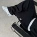 Embroidered Streetwear Casual Pants For Men And Women, Loose Fit Y2k Rap Style Joggers, Gothic Inspired Unisex Trousers_ecoleips.com