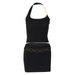 Summer Fashion Street Style Women's Outfit Chain Halter Neck Bralette And Super Short Sexy Skirt Set for Hot Girls_ecoleips.com