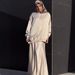 Women's Clothing Summer New Satin Long Sleeved Dress Fashionable Waist Drape Long Skirt Suit Female_ecoleips.com