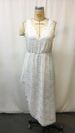 Summer Cross-border European Size Women's Vintage Bohemian White Lace Sleeveless Midi Dress_ecoleips.com