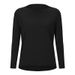 2024 New Casual Loose Fitting Quick Drying Breathable Double Sided Bare Skin European And American Style Women's Fitness Long Sleeved Yoga Suit DS010_ecoleips.com