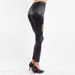K New Sexy Leather Pants, Women's Lace Embroidered Leather Pants, Patchwork Cropped Pants_ecoleips.com