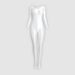 Women's Clothing Rhythmic Gymnastics Clothing Yoga Elastic Glossy Tights Body Shaping Bodybuilding Sports All Inclusive Jumpsuit Women's Long Sleeved_ecoleips.com