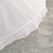 Wedding Dress Hoop Skirt – 4 Steel Hoops, Adjustable Waist, Floor-Length Petticoat For Bridal & Formal Gowns (White)_ecoleips.com