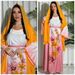Modest Abaya Dress Elegant Embroidered Abaya Dress – Stylish Long Sleeve Muslim Dress With Rhinestone Details & Floral Print_ecoleips.com