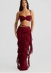 Beach Vacation Style Pure Desire Set For Women 2025 Summer New Backless Strap Personality Lace Bodycon Skirt_ecoleips.com