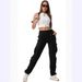Women's Clothing Casual PantsRise Cotton Work Overalls Loose Tactical Combat Pants_ecoleips.com
