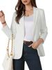 2025 European And American Women's Fashion Single-button Casual Front-open Long-sleeve Jacket Business Office Work Suit_ecoleips.com