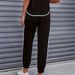 Women's Color Block Trim Casual Suit American Style Loose Fit Short Sleeve Spring Summer Autumn New_ecoleips.com
