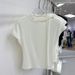 Solid Color Hollow Streamer Short-sleeved T-shirt Women's Summer Korean Slim-fitting And Thin Versatile Design Sense Niche Ins Style Top_ecoleips.com