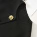 Aria Basics Design Sense Hidden Round Neck Sleeveless Vest Jacket For Women Early Spring New 2025 Unique Metal Button Versatile Top_ecoleips.com