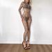 2026 New Cross-Border European And American Sexy Leopard Print See-Through Y2K Slim-Fit Bodycon Bodysuit Wholesale_ecoleips.com