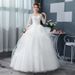 Wedding Dress 2026 New Model, Slimming, Puffy Skirt, Floor-length, Simple, Korean-style Princess, Starry Sky, Hepburn_ecoleips.com