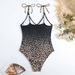 Women's Clothing Fashion Sexy One Piece Swimsuit Split Two Piece Chiffon Skirt Swimsuit Suit_ecoleips.com