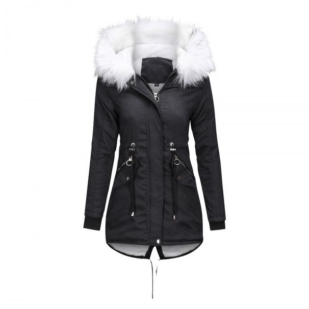 Women's Clothing Thick Mid Length Cotton Coat Large Size_ecoleips.com