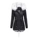 Women's Clothing Thick Mid Length Cotton Coat Large Size_ecoleips.com