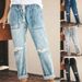 Summer Plus Size Women's Jeans Sexy And Elegant Style Straight Leg Denim For Ladies_ecoleips.com