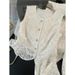 Women's Clothing Fashion Suit Summer High End Hepburn Style Lace Hollow Vest Wide Leg Pants Two Piece Suit_ecoleips.com