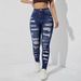 Women's Clothing Ripped Raw Edge High Elastic Women's Denim Skinny Pants_ecoleips.com