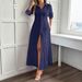 DiYun European American Casual Resort Style Long-sleeved Cardigan Long Dress Women's Clothing 2025 Autumn And Winter_ecoleips.com