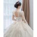 Elegant Court-Style Wedding Dress With Long Train, High Waist & Plus Size Options – Perfect For Brides & Maternity_ecoleips.com
