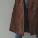 Western-Style Suede Trench Coat For Women – Long Lapel Duster Jacket (Timeless Vintage, All-Season Layering Essential)_ecoleips.com