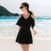 New One Piece Swimsuit For Women High-End Concealing Slimming Conservative Style For Beach Vacations_ecoleips.com