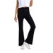Cross border new high waist yoga denim flared pants for women, slimming, hip lifting, double pockets, sports outer wear casual pants_ecoleips.com