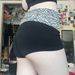 2025s Fashion Color Block Zebra Print Waist-Cinching Sports Shorts Girl Elastic Slim Basic Casual Hot Pants_ecoleips.com